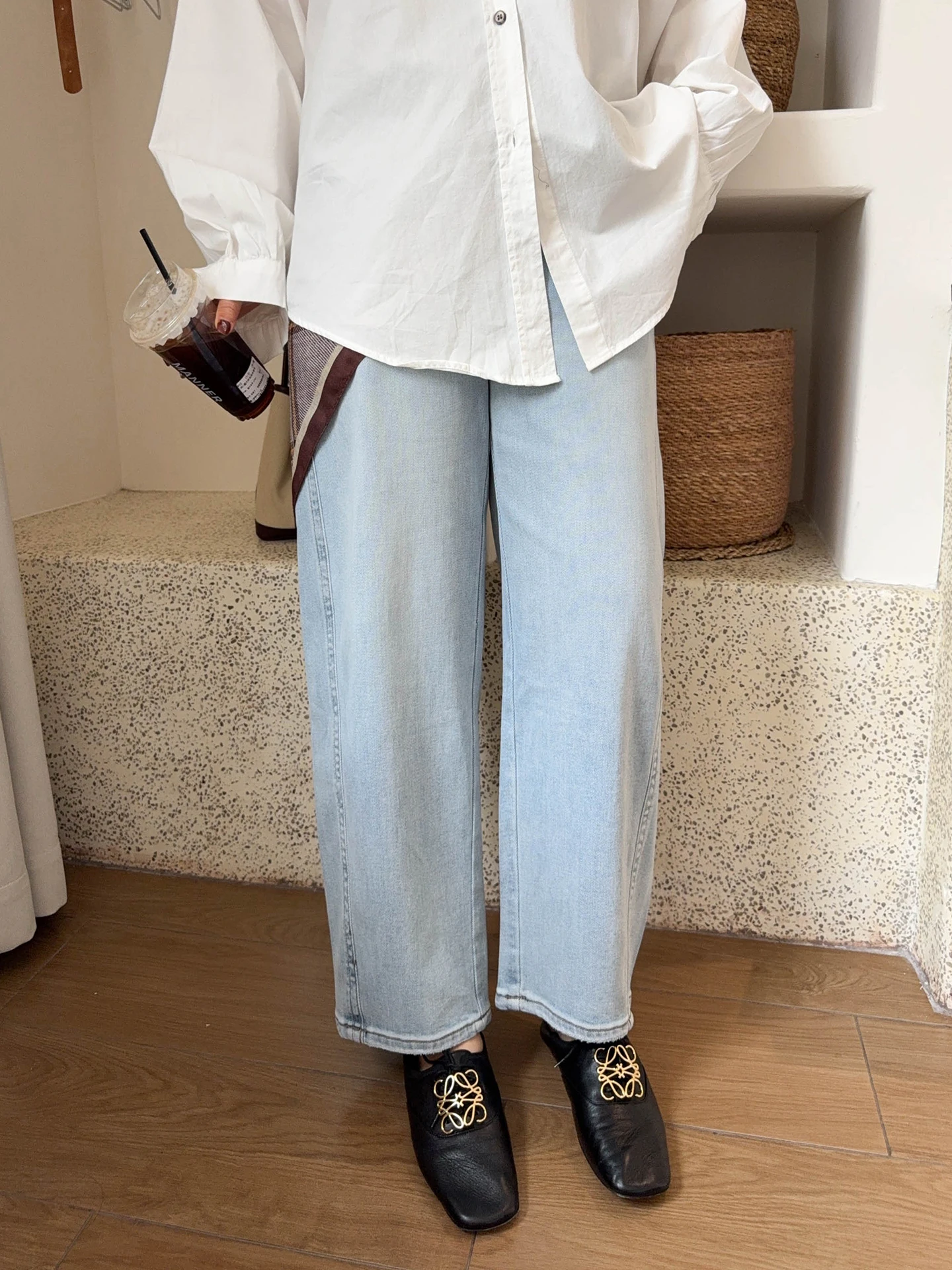 

Женские модные джинсы VOGANA большого размера, свободные, удобные, из лиоцелла, прямого кроя, повседневные, с высокой талией