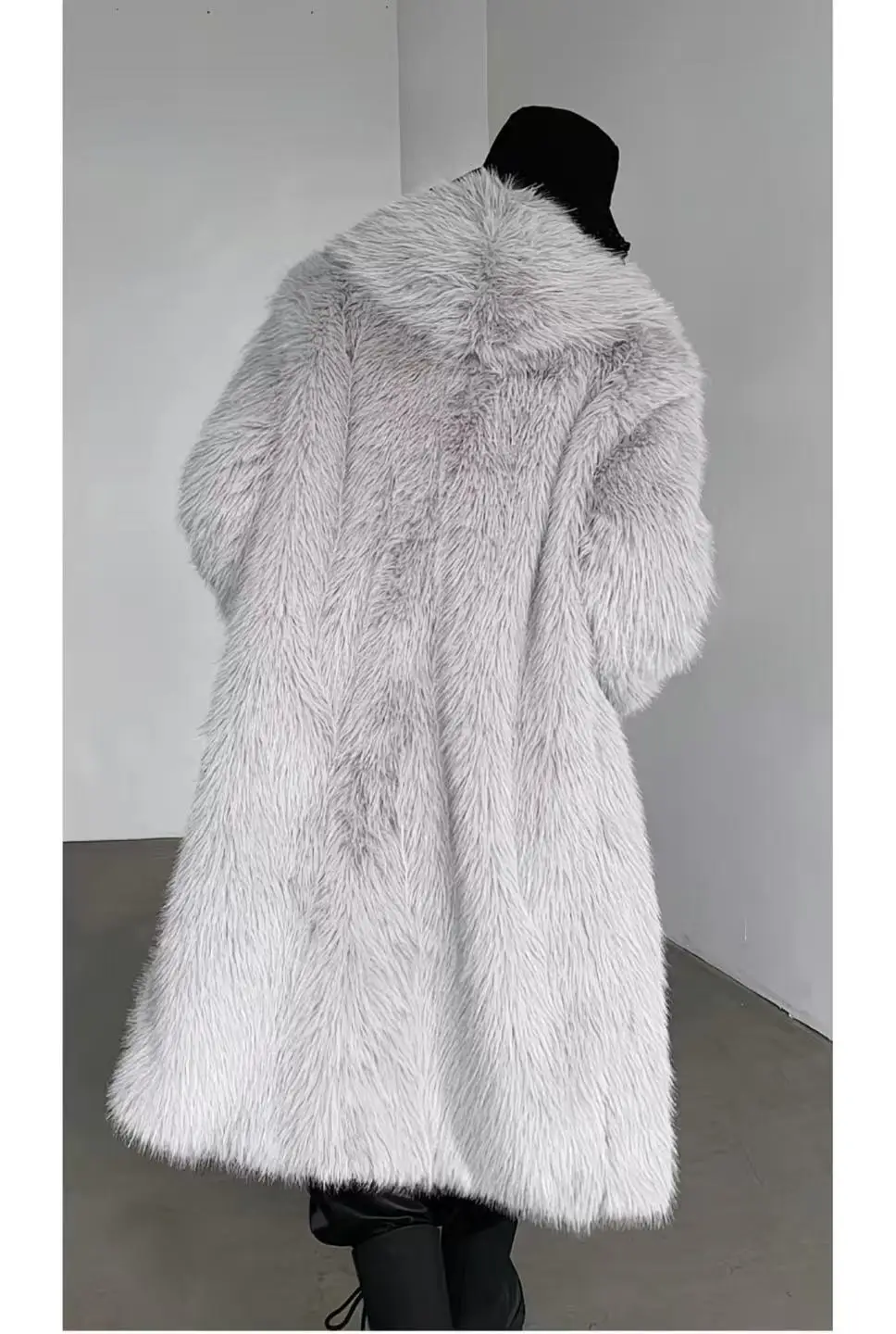 الشتاء رشاقته معطف مقنع الرجال الاصطناعي الثعلب الفراء مكافحة ناقص 20 درجة معطف بأكمام طويلة العصرية موضة أفخم القمم الذكور