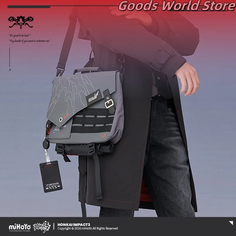 

В наличии рюкзак Seele, сумка, оригинальный товар Honkai Impact 3, костюм для косплея, аниме, игровая студенческая сумка, подарок на Хэллоуин