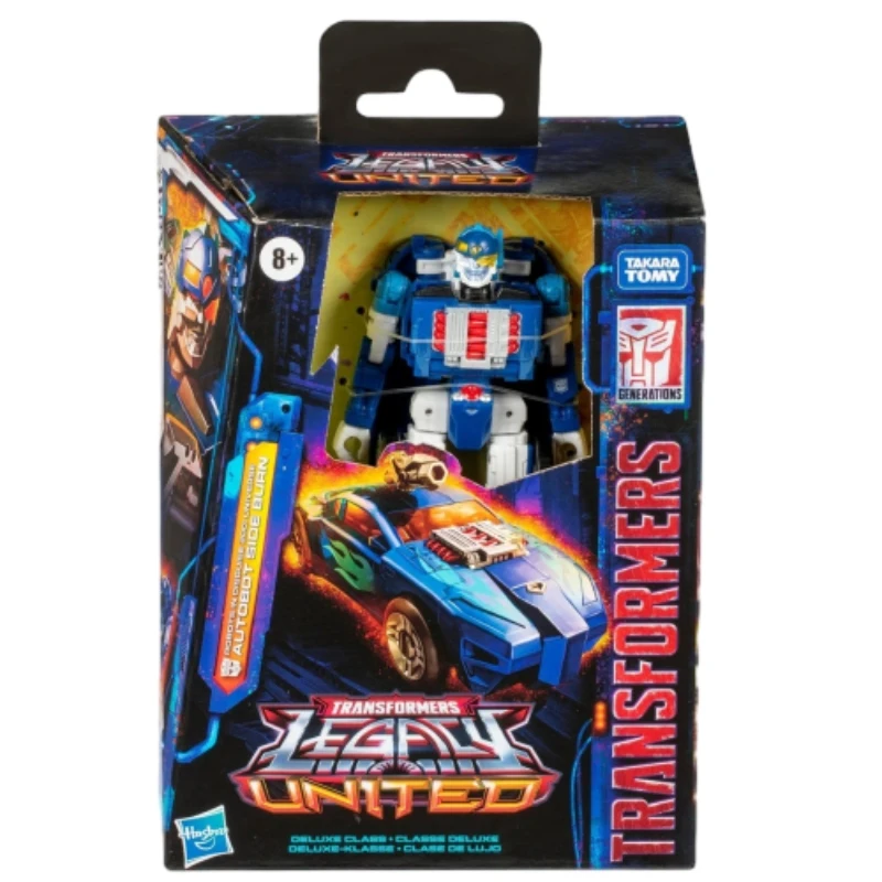 Transformers Toys Legacy United Deluxe Class Side Burn Classic Cybertron Autobots figuras de acción coleccionables