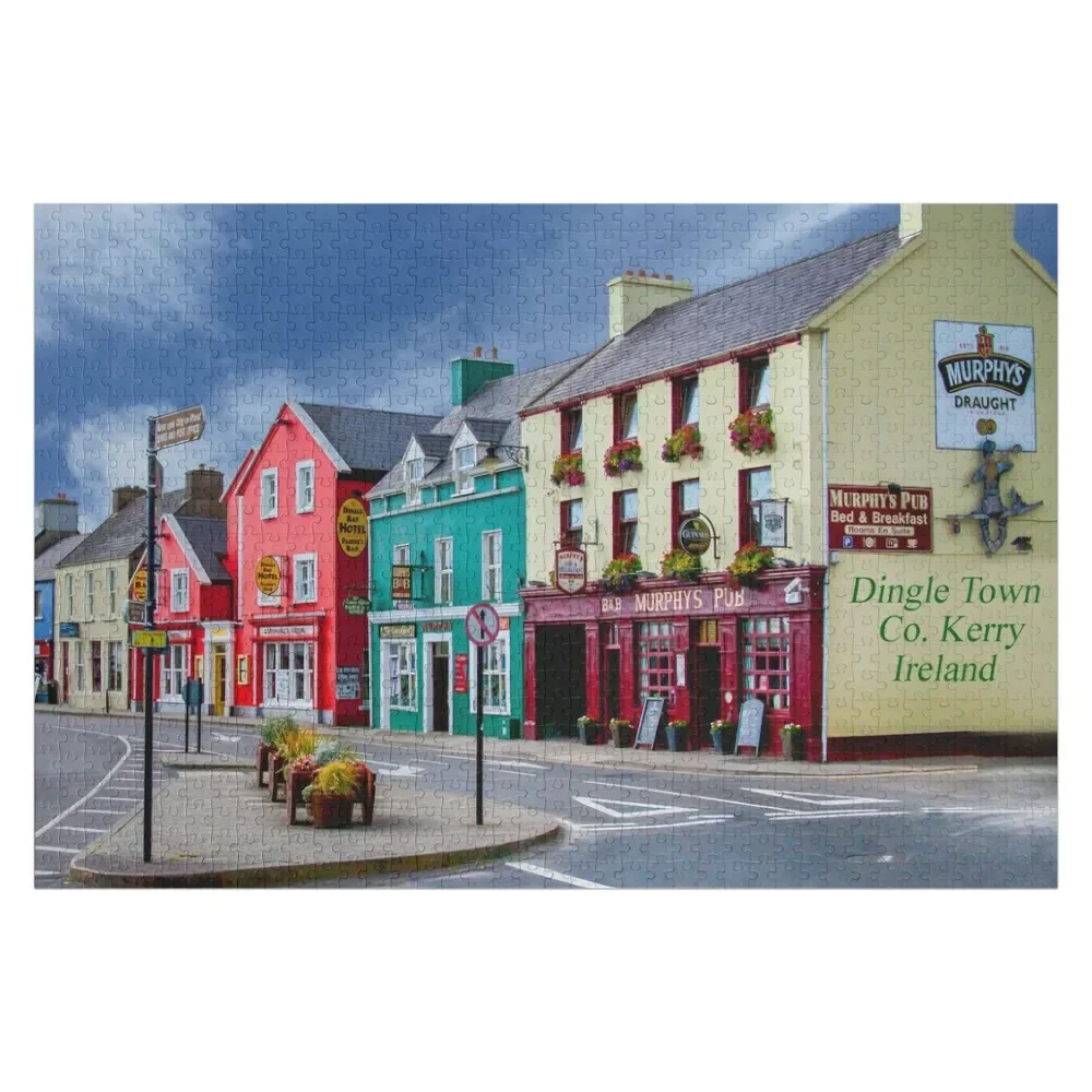 

Dingle Town Co. Kerry, Ireland Jigsaw Puzzle For Children Custom Wooden Name Puzzle