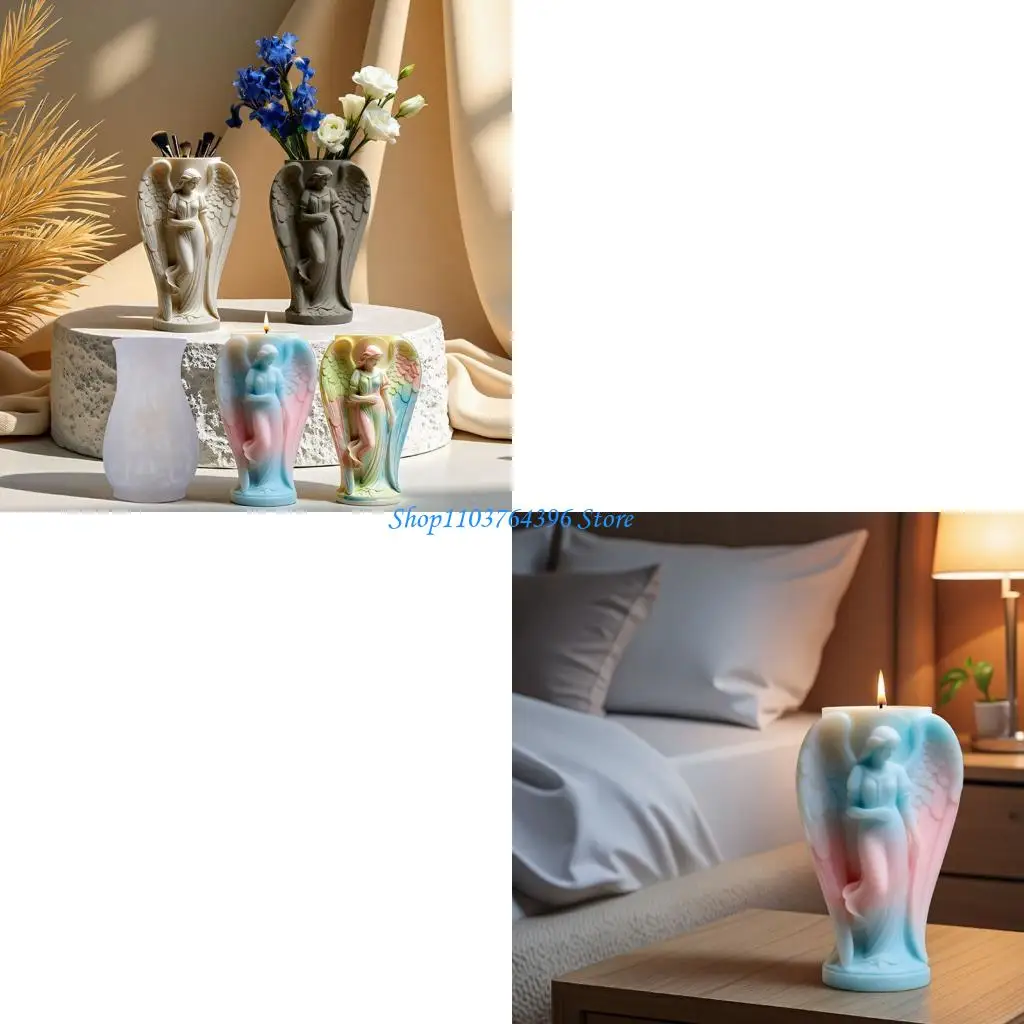 

Multi Purpose Silicone Craft Mold For Cement Planter Casting And Handmade Gifts