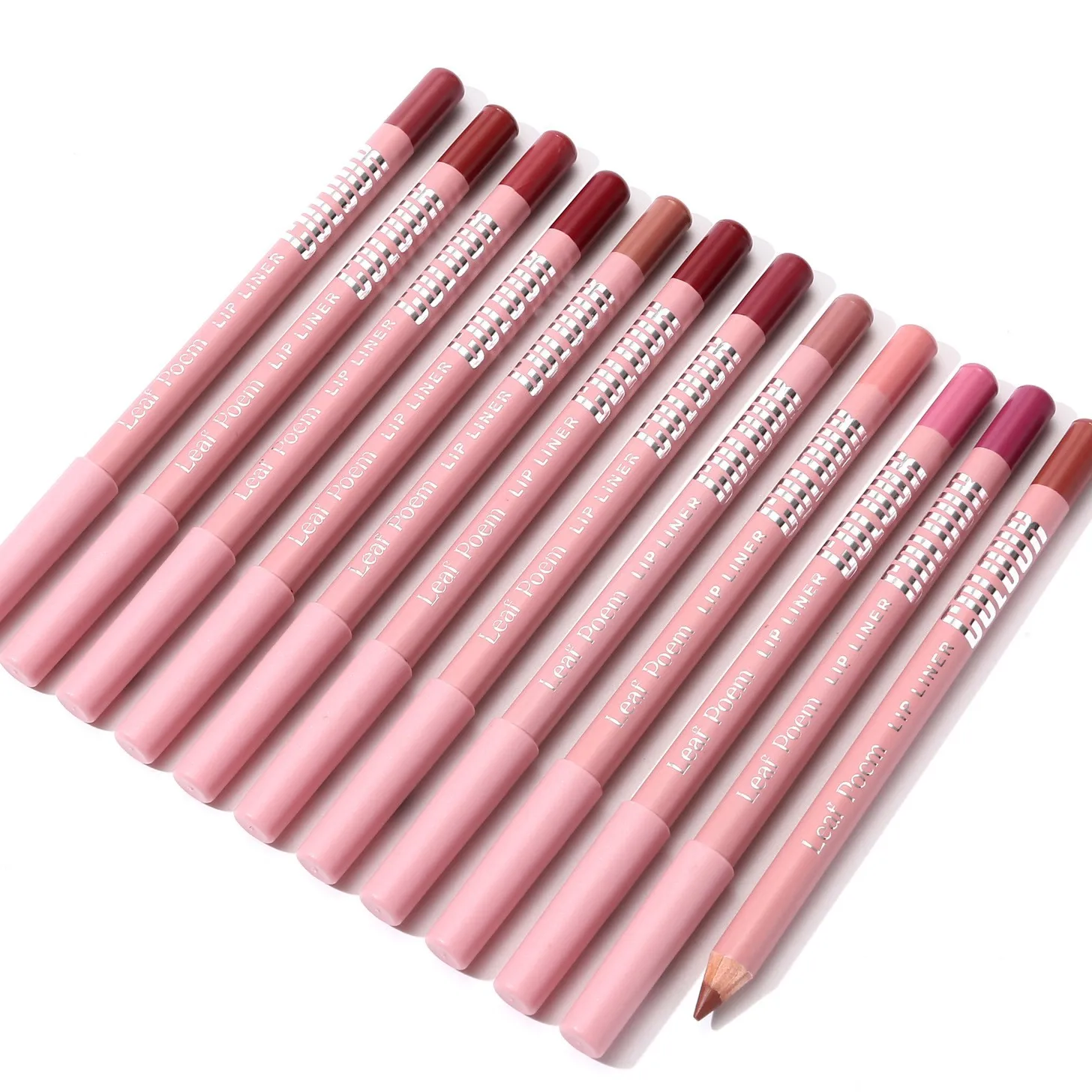 ใหม่ล่าสุด 12 สี Matte ลิปสติกชุดลิปสติกกันน้ํายาวนาน + Lip Liner Set สีง่าย Non-Stick Cup Lip แต่งหน้าชุด