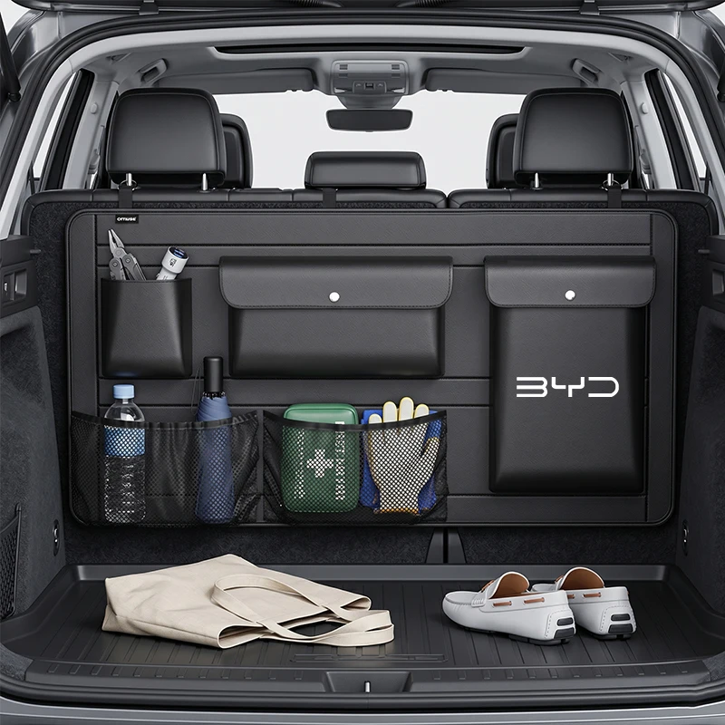 

For BYD SUV S6 S7 ATTO 2 Yuan Pro/UP ATTO 3 Sealion 5/6/U/7/8 Seal Car Trunk Storage Bag Multifunctional Rear Seat Hanging Box