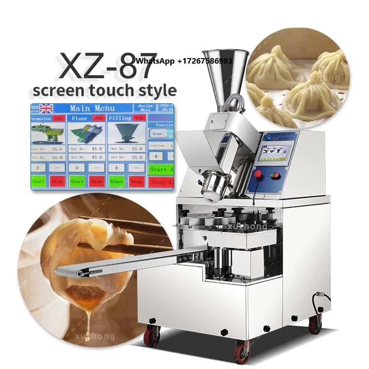 Commercial Baozi Chinese Bao Momo Making Machine Automatic Soup Dumpling Bao Buns Nepal Momo Making Machine