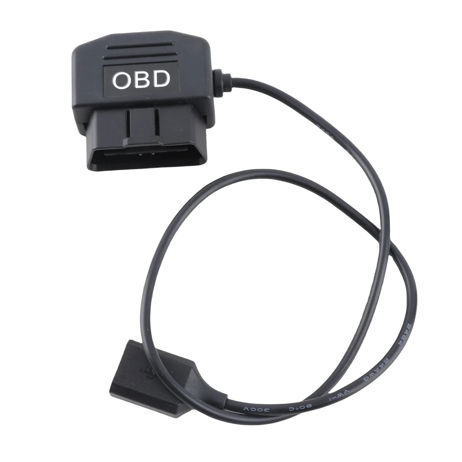 داش كام هاردوير كيت باك لاين Obd إلى USB كابل محول ل داشكام مرآة CarPlay رصد DVR شاحن 24 ساعة شاشة ركن السيارة #5