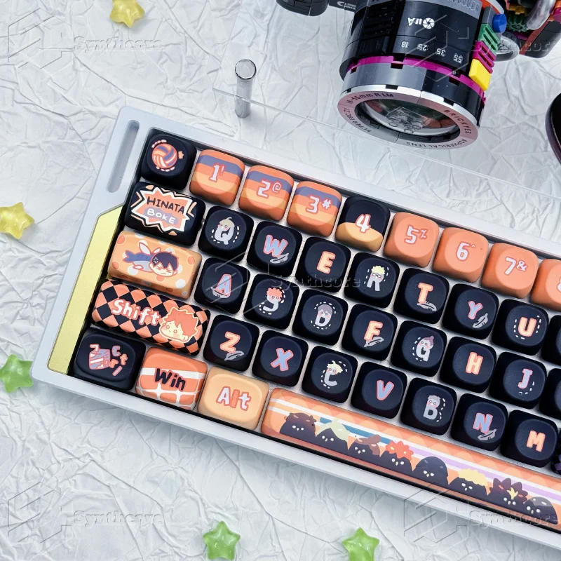 

Little Volleyball Anime KeycapMOAHighly Customizable Cute Personality Five-Sided SublimationPBTKey cap