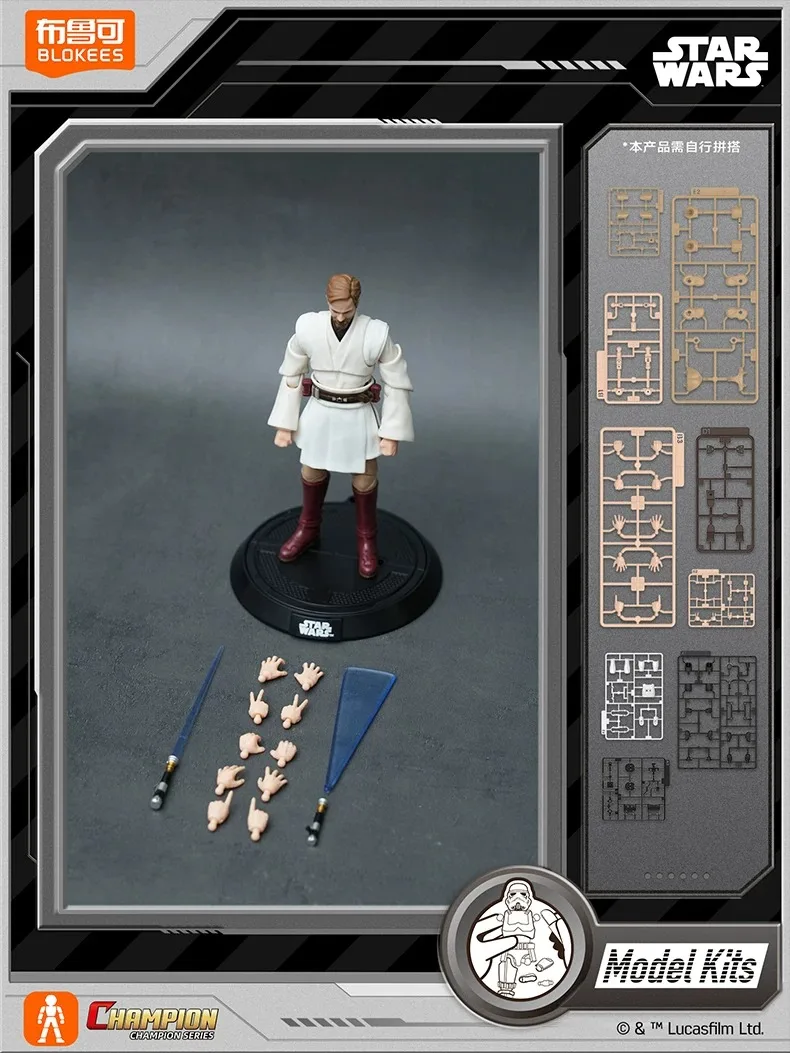 BLOKEES Neue Star Wars Bausatz-Figuren Beyond Edition Klon-Kommandant Cody Obi Wan Kenobi Montagemodell Ornament Spielzeug Geschenk – Detail 28