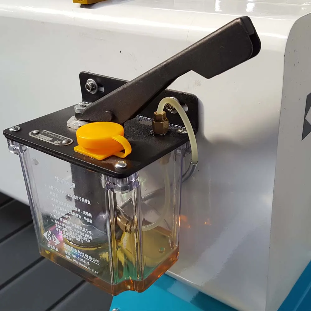 Manual Lubrication Pump for cnc Engraving Machine  Transparent Plastic Hand-Press Oil Can, Oil Filling Pump