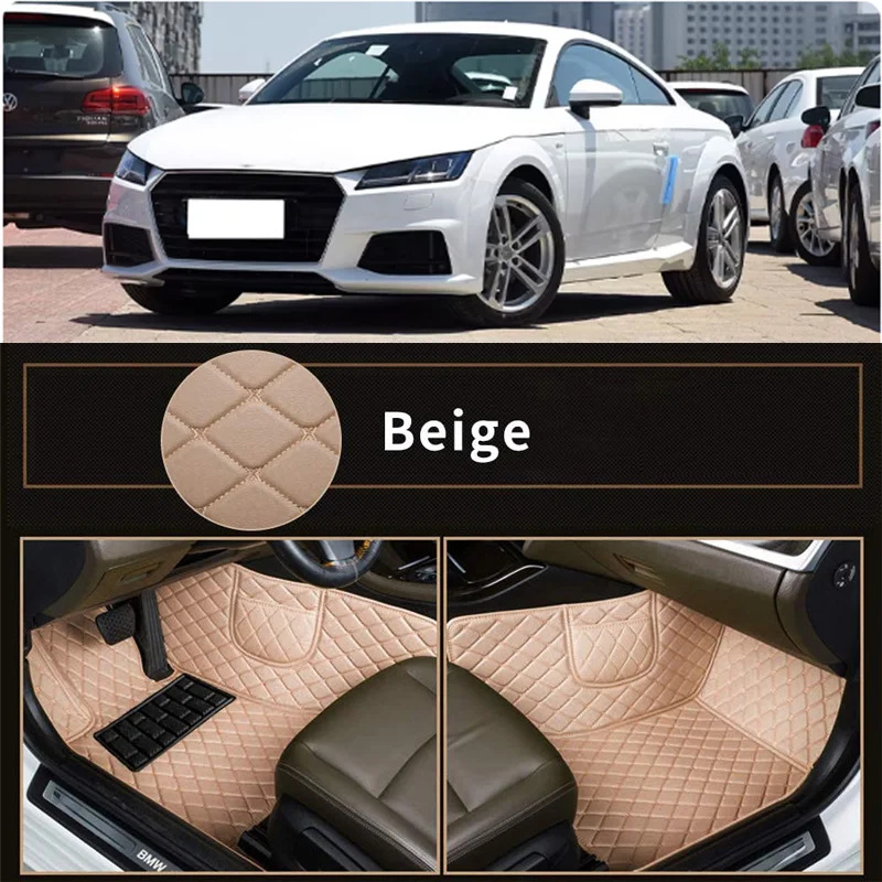 3D leather Waterproof Custom Car Floor Mats for BMW Z4 2003-2026 year Auto Carpets Foot Coche Accessorie Floor Liners
