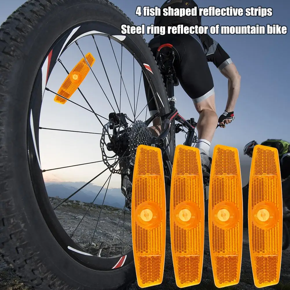 4pcs Bike Spoke Reflector MTB Bicycle Wheel Rim Reflective Clip Cycling Parts Lights MTB road cycling Reflector