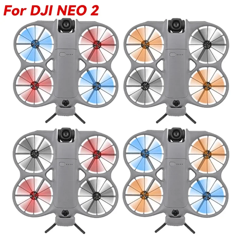 High Precision Spare Propellers For DJI NEO 2 2 Pairs Multicolor Blades Durable Drone Accessory With Screwdriver