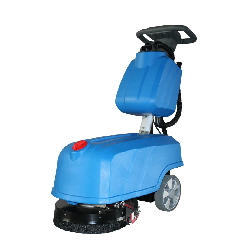 Mini electric industrial floor scrubber, cleaning machine 24v new condition polishing use
