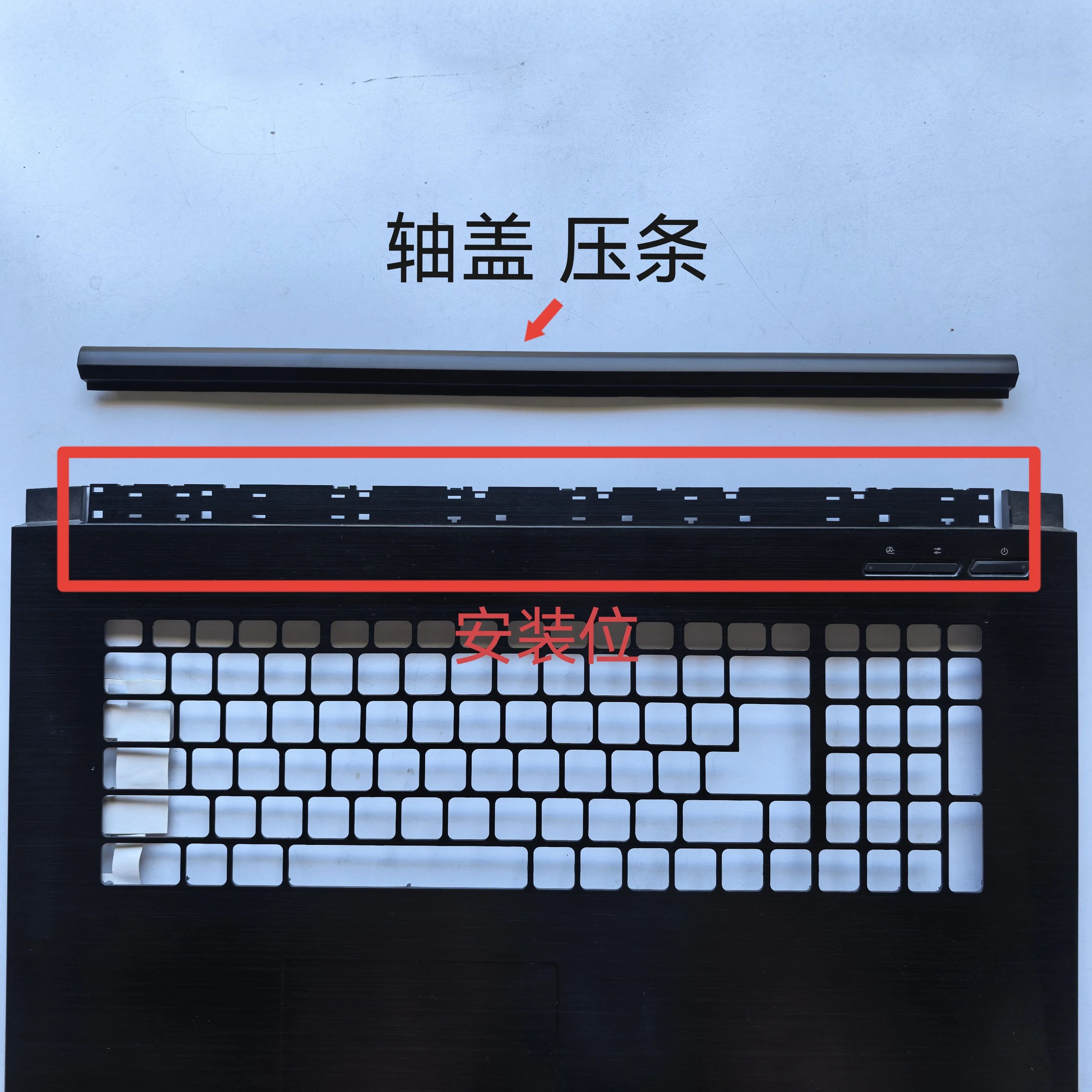 New laptop upper case cover /lcd hinge cover for MSI  GP72 GL72 GP72VR GL72M MS-1793