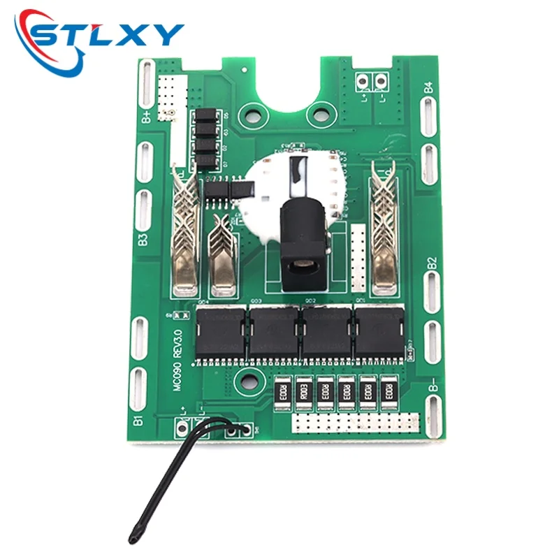 Stlxy 21V 180A 6A Fast Charging 18650 Battery Protection Board Compatible With Makita Power Tools
