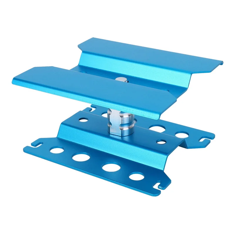 Daily 2X Metal RC Car Workstation Work Stand Repair 360 Degree Rotation For 1/8 1/10 1/12 1/16 Scale Models,Blue