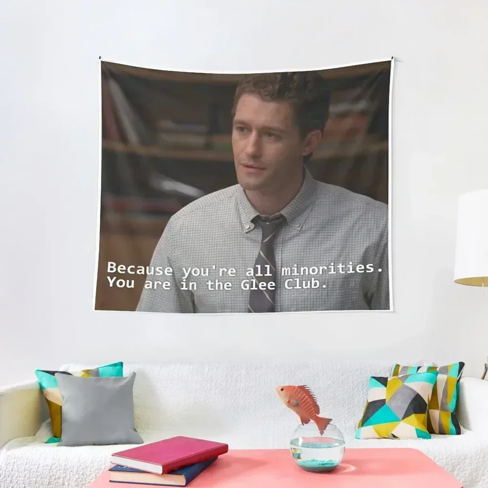 

Because you're all minorities. You are in the Glee Club Tapestry Home Decor Aesthetic Hanging Wall Bedrooms Decorations Tapestry