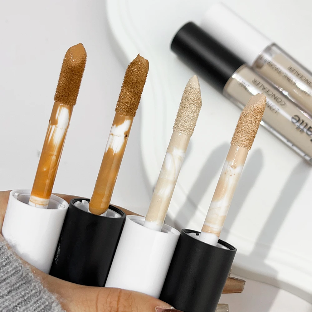 Matte Vloeibare Concealer Waterdichte Volledige Dekking Onzichtbare Poriën Donkere Kringen Sproet Foundation Koreaanse Make-Up Cosmetica