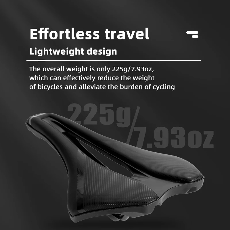 OFFBONDAGE Cycling Saddle MTB Hollowed-out Breathable Shock Absorption Non-slip PU Comfortable Lightweight Bicycle Accessories