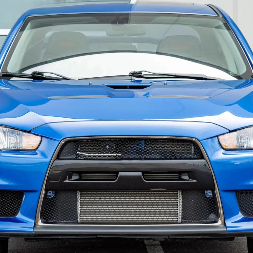 For X EVO 10 CZ4A 07-16 Carbon V4 Style Front Vented Cooling Hood view 2