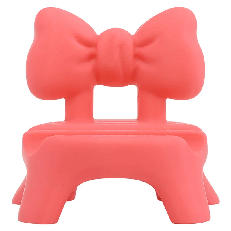 1pc Dopamine Color Creative Stool Phone Stand, Desktop Office Desk Fun Decor, Tablet Support Holder, Photo Frame Stand