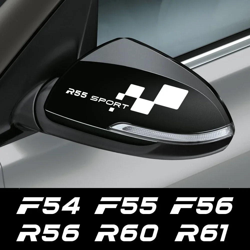 

Для Mini R55 R60 R56 R61 R59 R50 R57 R53 R52 F56 F55 F54 F60, 2 шт., зеркальные декоративные аксессуары для стайлинга автомобиля