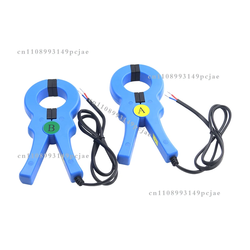 AC Clamp Current Handheld Current Sensor 50mm Diameter Perforated Ampere Transformer 0.5 Accuracy 100A 200A