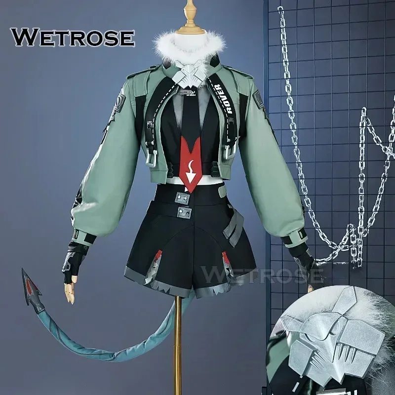 

【Wetrose】In Stock Jane Doe SSR Cosplay Costume ZZZ Zenless Zone Zero Jane Doe Full Set Wig Halloween Xmas