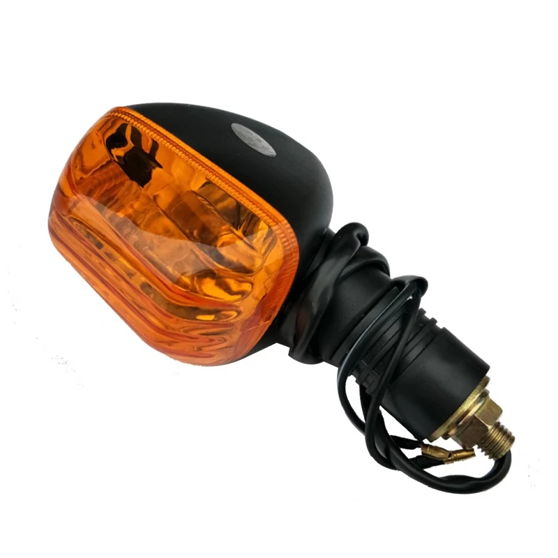 Luz de giro de señal Universal para motocicleta Haojue Suzuki Qjmotor GT125/S EN125 GSX125 HJ125 indicador intermitente amarillo Winker