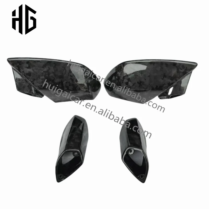 

Real Carbon Fiber Replacement Car Side Vents Mirror Cap for Lamborghini Huracan LP610 LP580 EVO Carbon Rearview Mirror Covers
