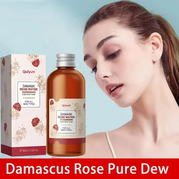 Face Care Rose Water Nourishing Skin Improve Dullness Anti Aging Facial Toner Damask…