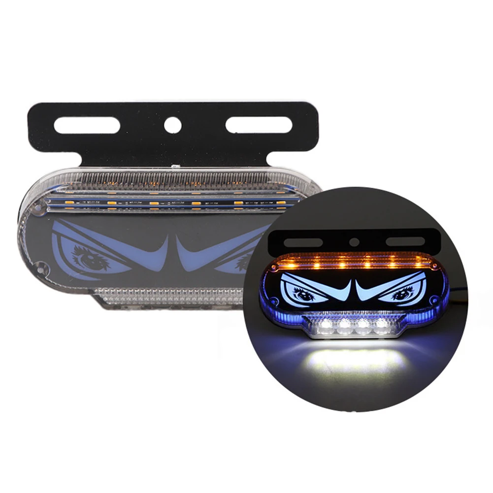 Smash-resistant Lamp 12 24V Trailer Light Cool Effects for Devil Eye Patterns Various Light Colors Bottom-lit Lamp Beads