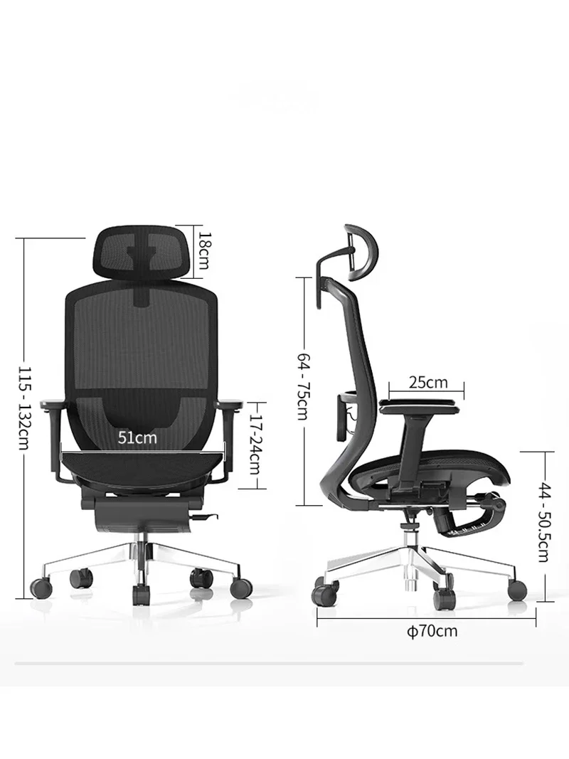 Cadeira de escritório giratória móvel ergonômica corrimão cadeira de jogos de computador trabalho reunião casa silla de escritorio móveis de