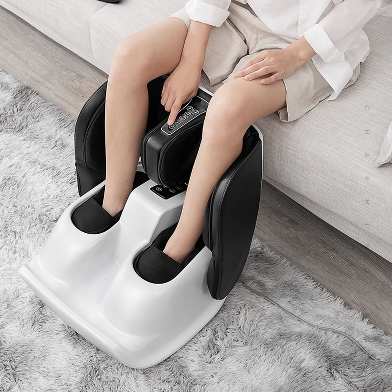 New Upgraded Air Compression Calf Leg Foot Massage Machine Kneading Shiatsu Multifunction Massager for Home Elderly