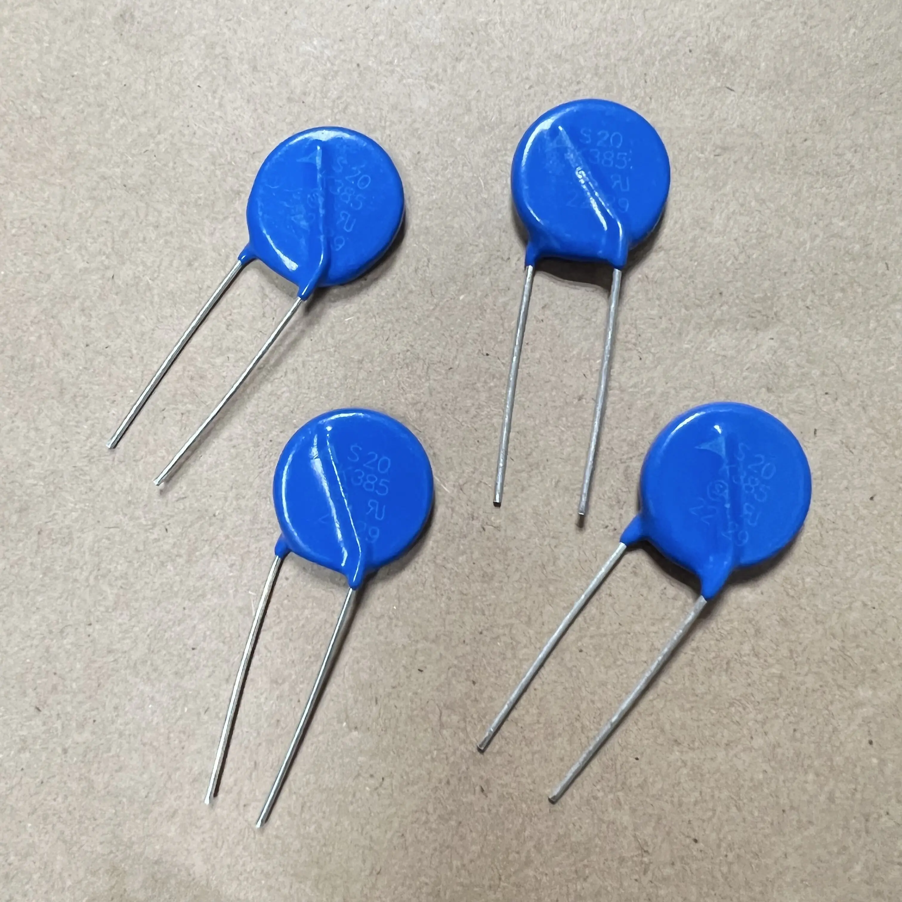 10PCS/Lot 20MM MOV Varistor Piezoresistor DIP Accuracy 10% S20K50 S20K275 S20K300 S20K385 S20K420 S20K460 S20K510 S20K680