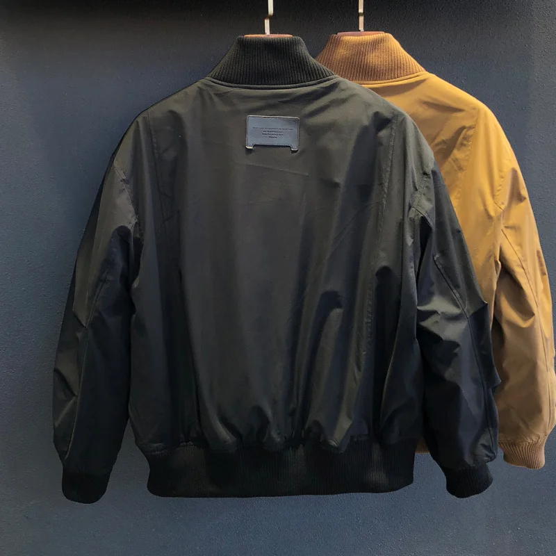 Stand up collar casual men's down jacket jacket versatile fashion trend brand simple high-quality warm winter coat