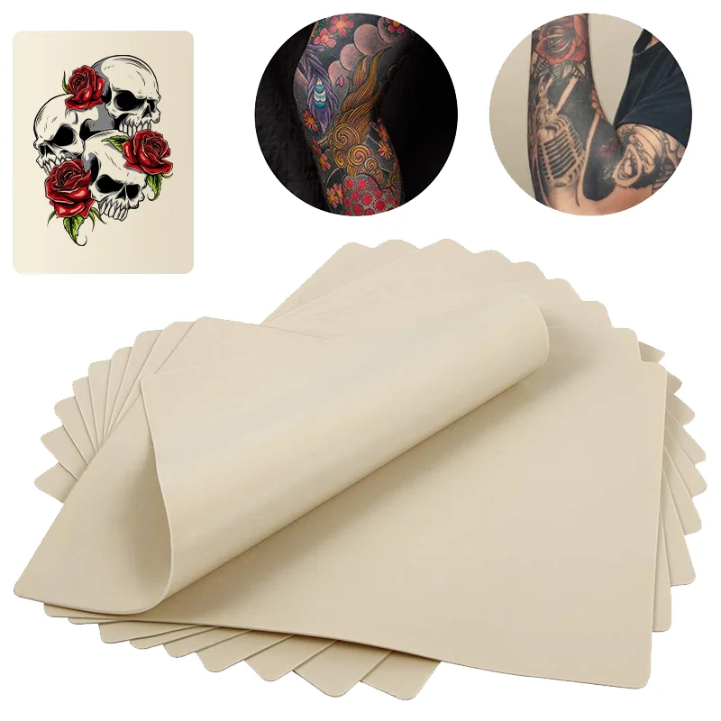 3/5/10/15Pcs POSEIDON Tattoo Practice Skin Silicone Double Fake Tattoo Skin Hot Tattoo Beginner Practice Synthetic Leather