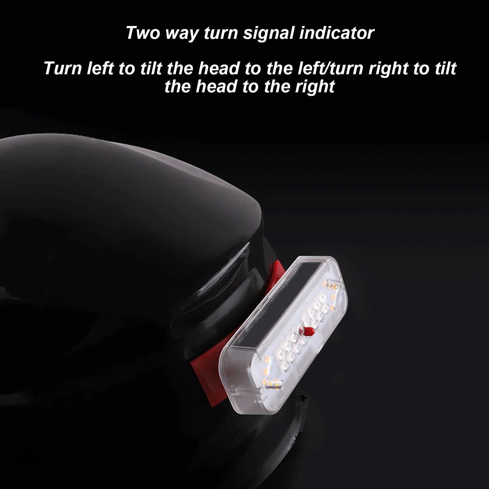 Durable USB Motorcycle Helmet LED Light Wireless Smart Riding Warning Safety Lamp Lights for Motorcycle Helmet Accessories Parts