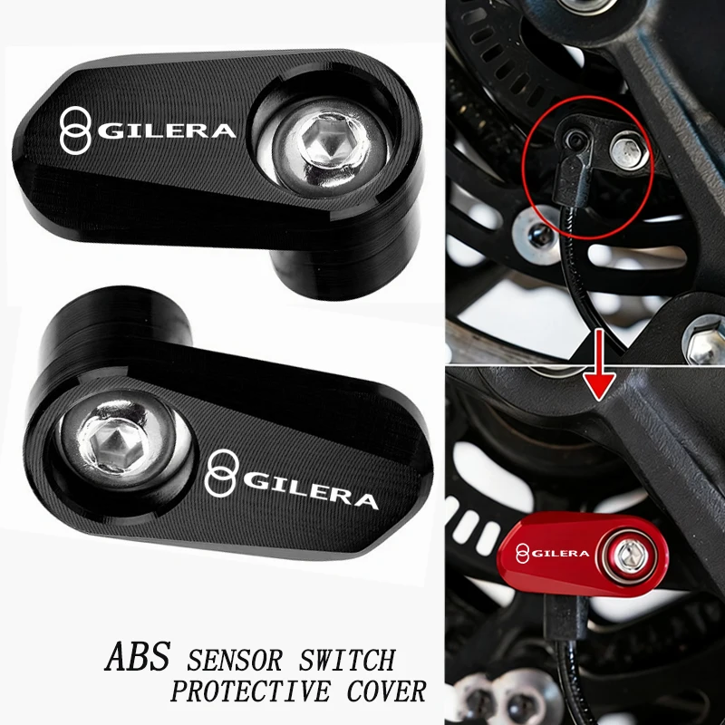 Cubierta protectora del sensor ABS para modificación de ruedas delanteras y traseras de motocicleta Gilera GP800 Fuoco Nexus 500 Runner 50 125 200