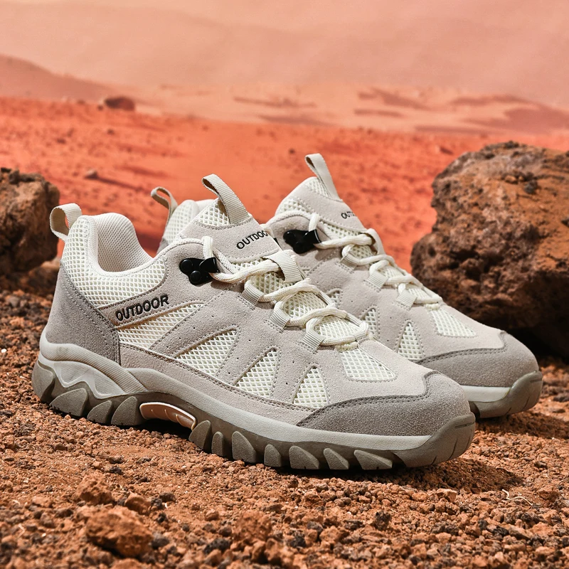 

Autumn and winter couple hiking shoes, outdoor walking shoes, comfortable, wear-resistant, anti slip, breathable sports shoes