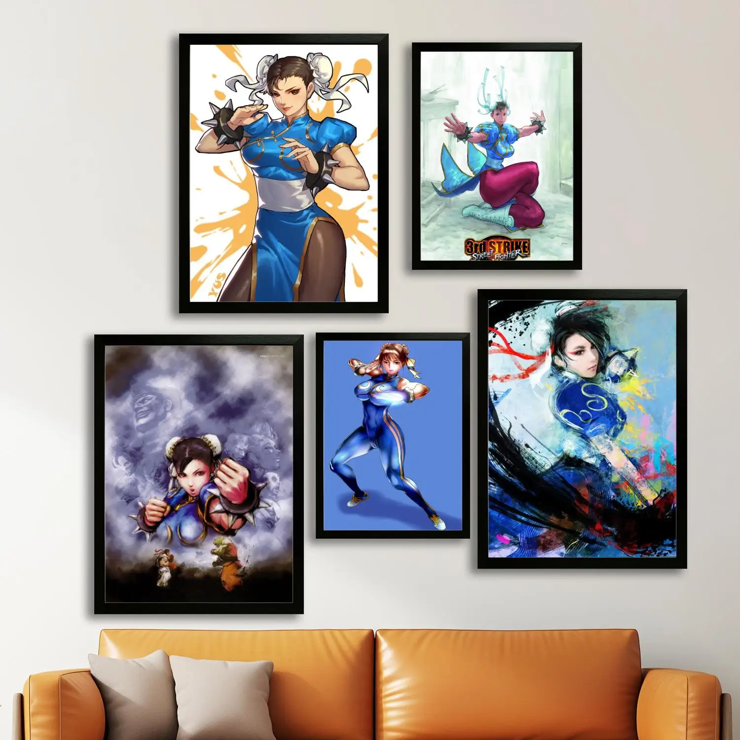 chun li Canvas Art Poster and Wall Art, Picture Print, Modern Family Bedroom Decor, Posters,Decorative painting