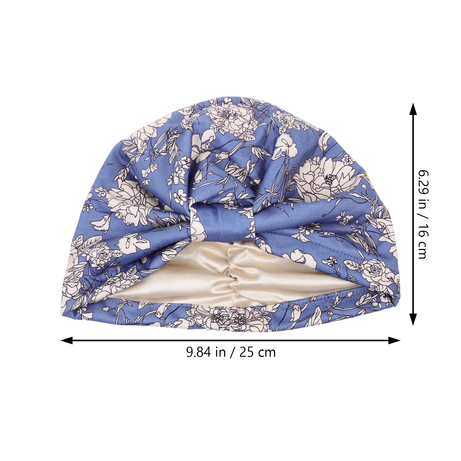 Portable Ethnic Style Turban Sleeping Hat Soft Durable Sleep Hair Protection Chemo Hat Adult Women Turban