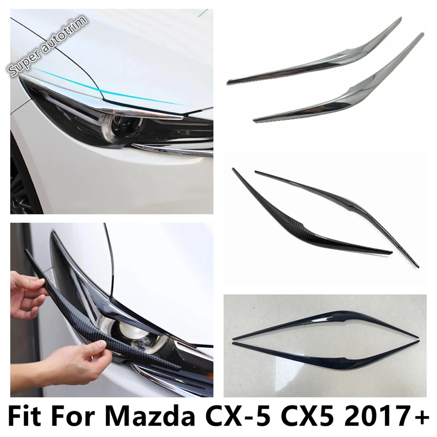 

Carbon Fiber Car Central Control Gear Shift Box Frame Decoration Cover Trim Interior Accessories For Mazda CX-5 CX5 2017 - 2024