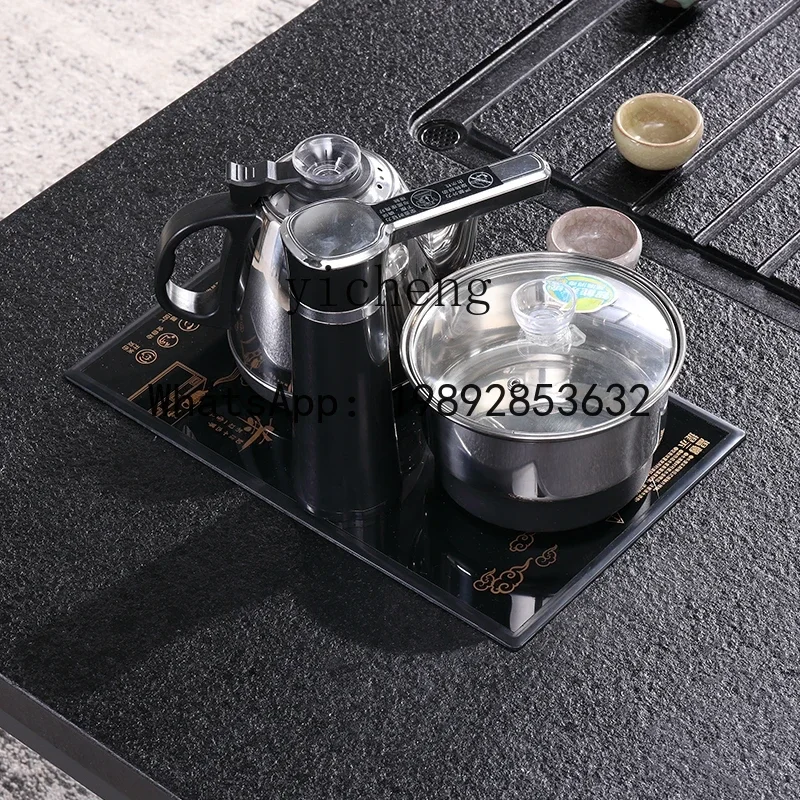 LYY  Firestone Kung Fu Tea Table Automatic Water Feeding Integrated Tea Set Suit Office Tea Making