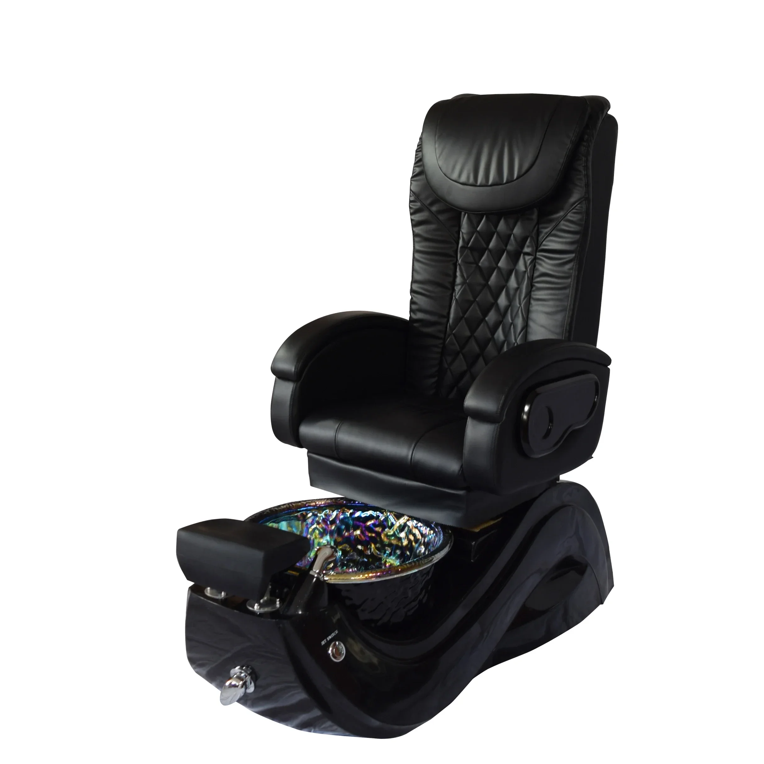 Modern Nail Salon Furniture Black Foot Massage Chair