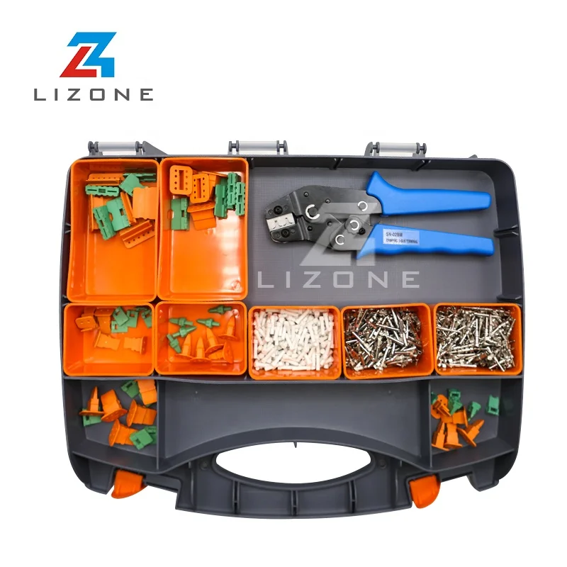 LIZONE Customize Market Black Case Factory Wholesale DT In Stock  Automotive Connector With Plug Crimping Tool 1060-16-0122