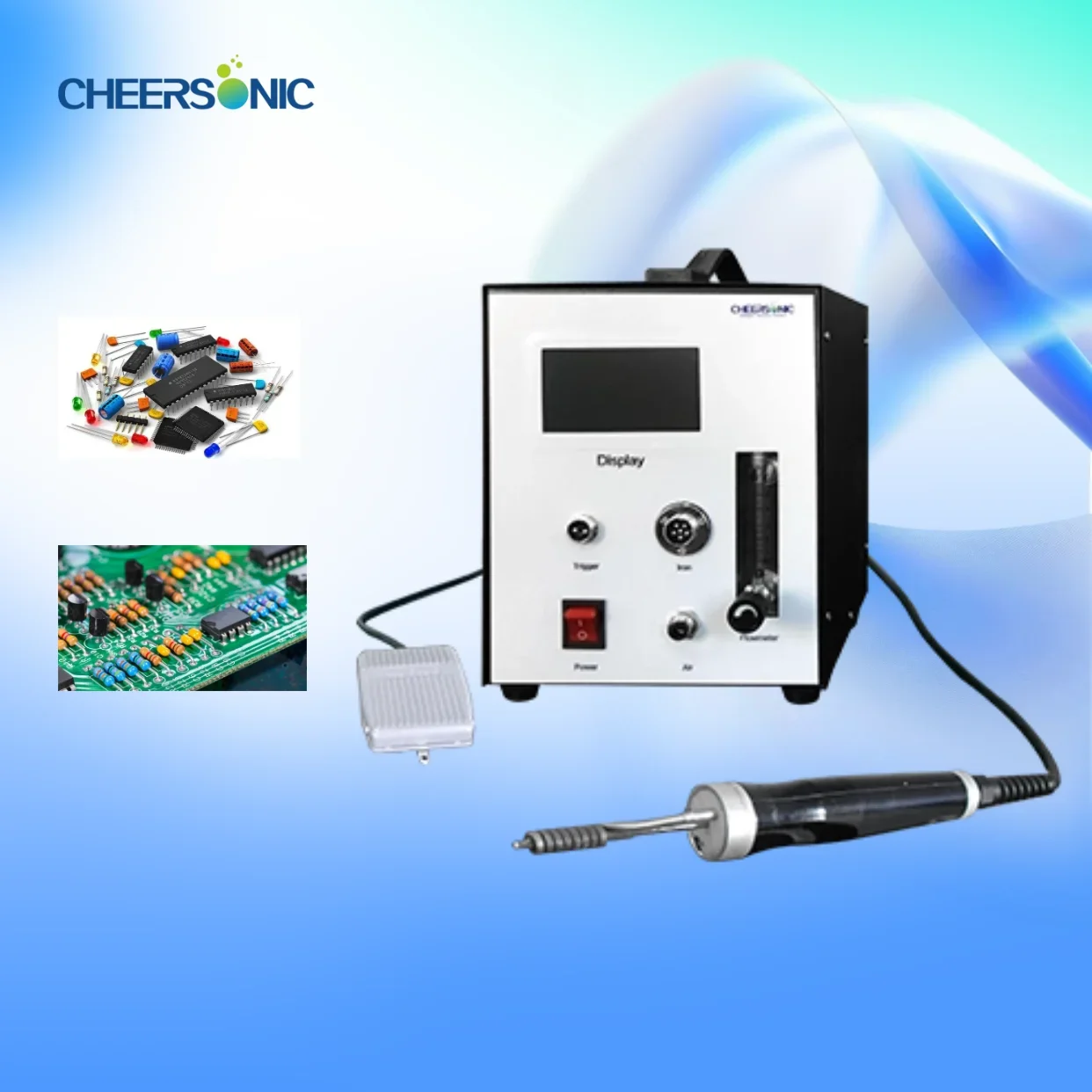 Electric Soldering Irons Welding Equipment Portable Soldering Iron Stainless Steel Electrodes