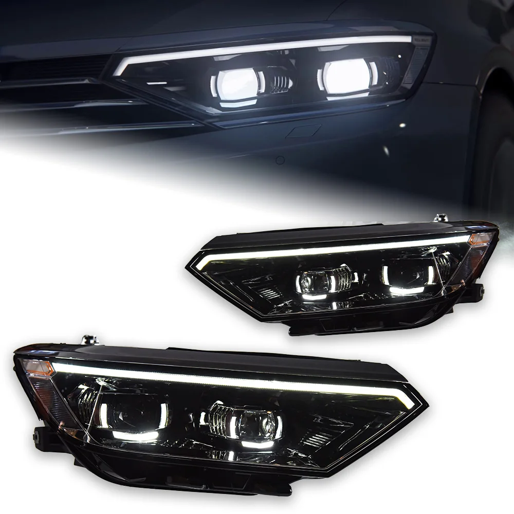 

AKD Car Styling Head Lamp for VW Passat B8 LED Headlight Projector Lens 2015-2019 Magotan Angel Eye Headlights DRL Automotive