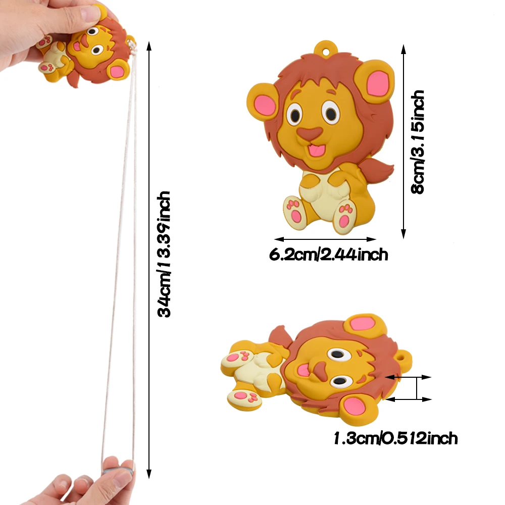 어린이 씹는 목걸이 아기 실리콘 치발기 감각, 씹는 펜던트, 구강 모터 장난감, 자폐증 ADHD 어린이 용품 치료 도구