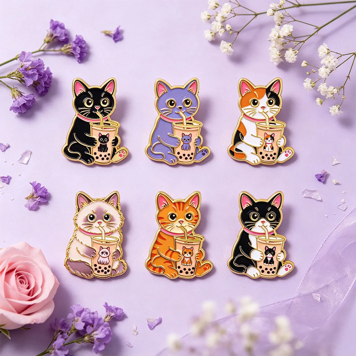 Kawaii Alien UFO Cat Enamel Pi - огляд і ціна Women'S Accessories Clothing